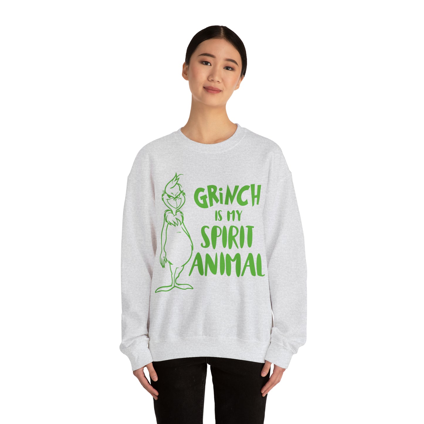 Grinch is My Spirit Animal Christmas Sweatshirt