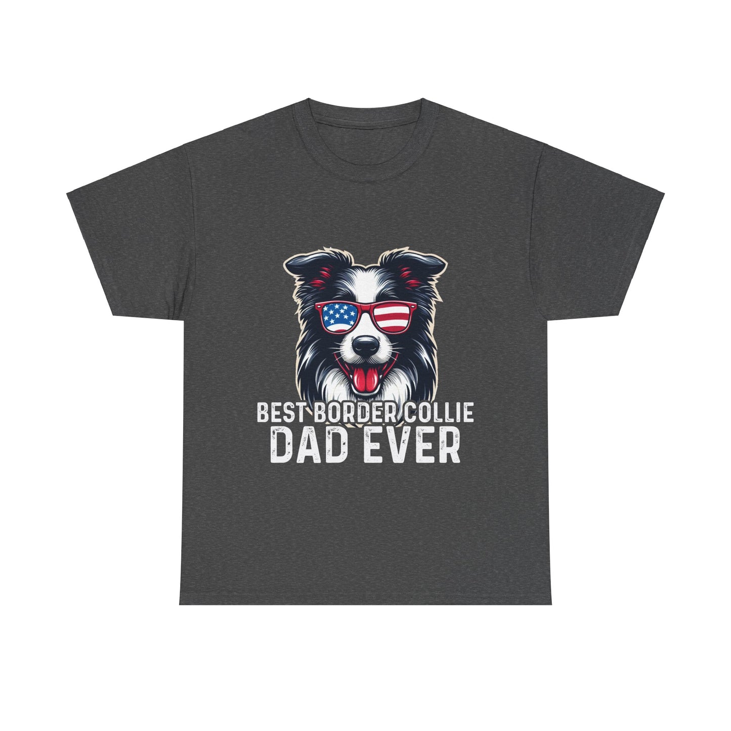 Best Border Collie Dad Ever Short Sleeve Tee