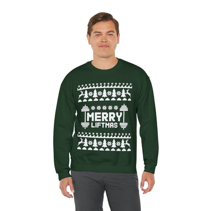 Merry Liftmas Christmas Ugly Sweater Sweatshirt