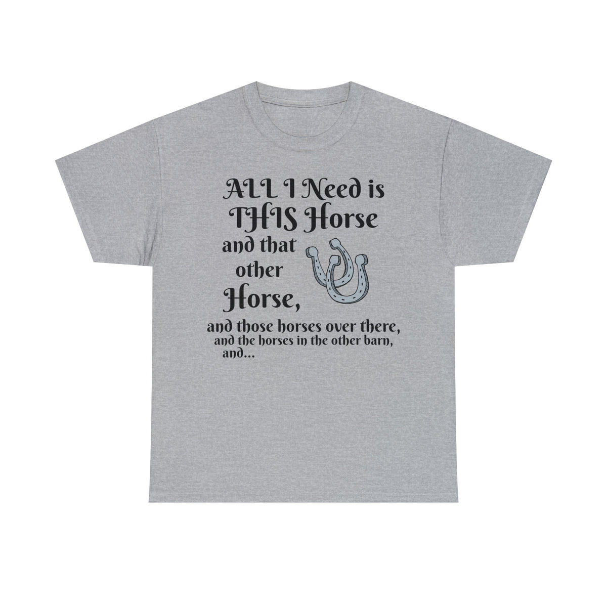 All the horses shirt Unisex Heavy Cotton Tee