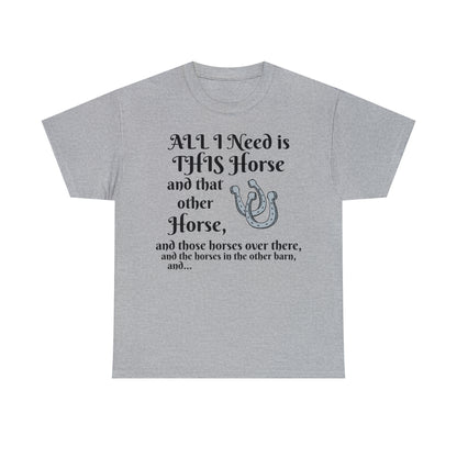 All the horses shirt Unisex Heavy Cotton Tee