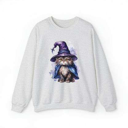 Witch Wizard Cat Halloween Sweatshirt