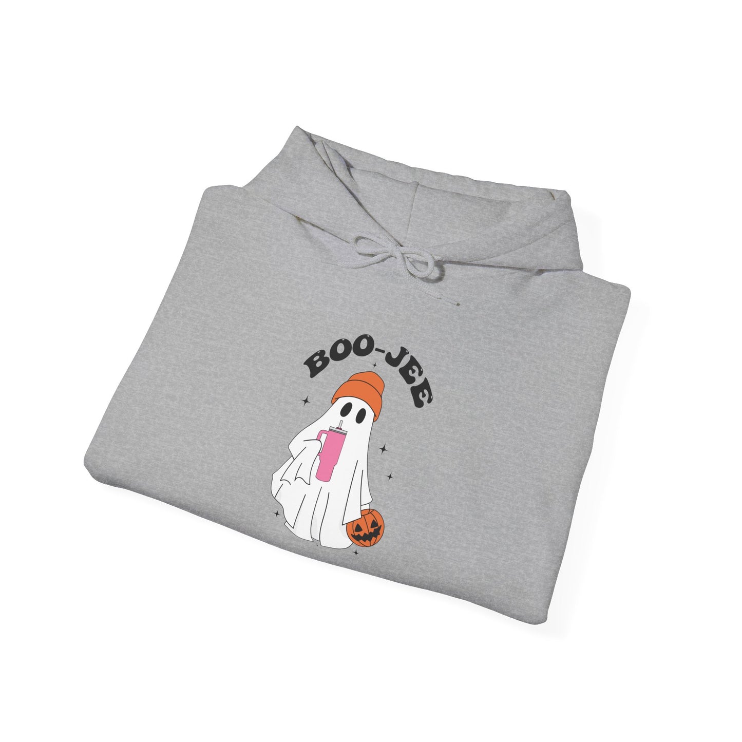 Boo Jee Ghost Halloween Pullover Hoodie