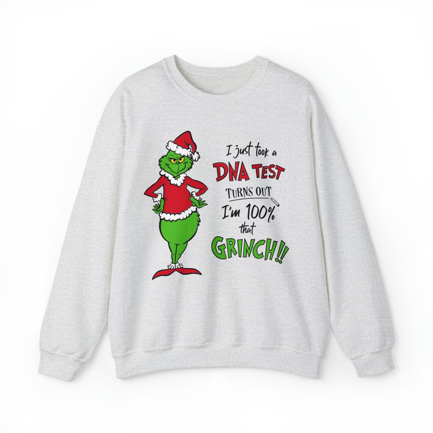 100% That Grinch Christmas Tree Christmas Sweatshirt