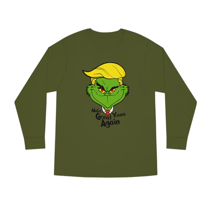 Make Xmas Great Again Grinch Christmas Long Sleeve T-Shirt