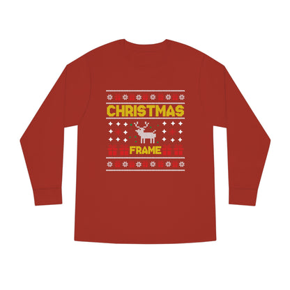 Christmas Frame Ugly Sweater Long Sleeve T-shirt