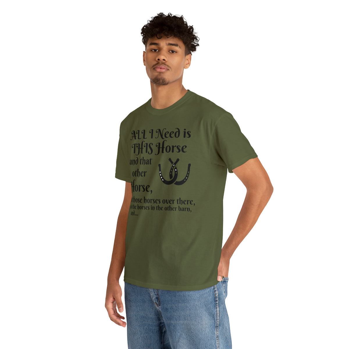 All the horses shirt Unisex Heavy Cotton Tee