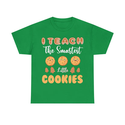 I Teach The Smartest Little Cookies Christmas Short Sleeve Tee