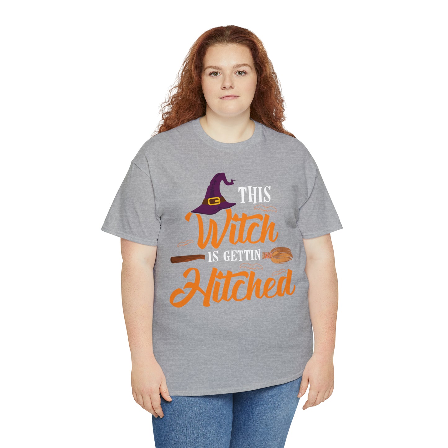 This Witch Is Getting Hitched Wedding Halloween Short Sleeve Tee