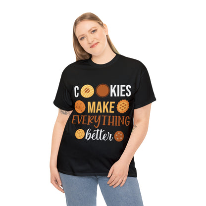 Cookies Make Everything Better Christmas Short Sleeve Tee