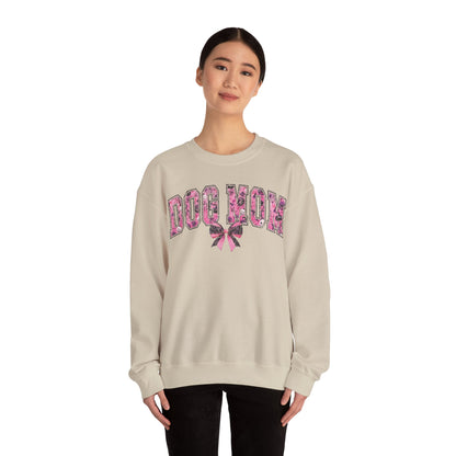 Halloween Pink Dog Mom Sweatshirt