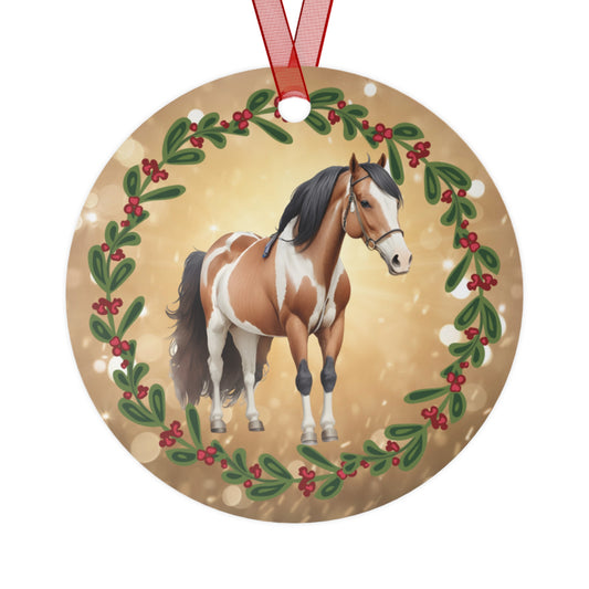 Horse Design Christmas Ornament