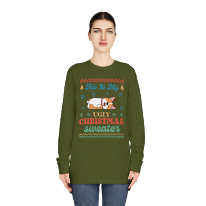 Corgi This is My Ugly Christmas Sweater Long Sleeve Tee