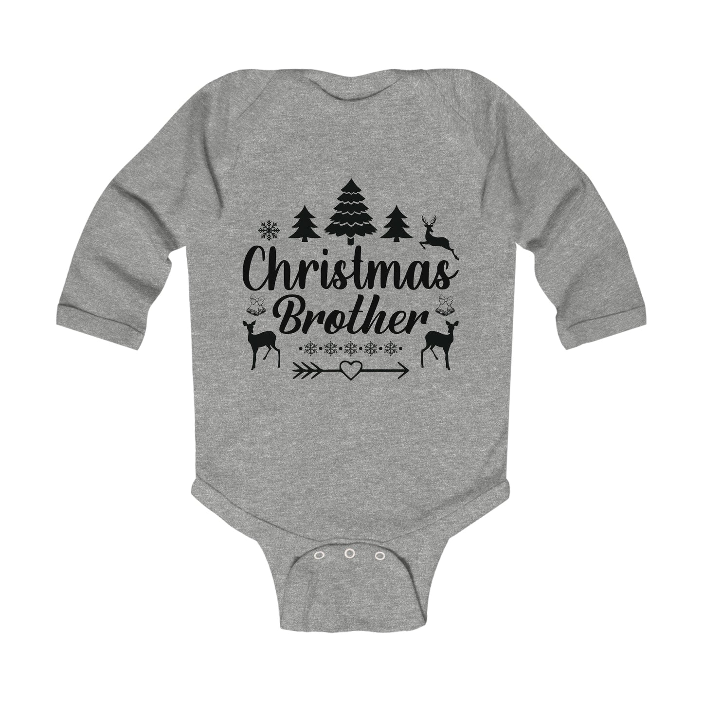 Christmas Brother Family Christmas Infant Long Sleeve Bodysuit