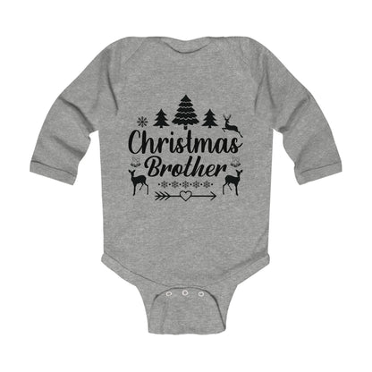 Christmas Brother Family Christmas Infant Long Sleeve Bodysuit