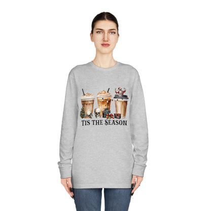 Skeleton Latte Christmas Long Sleeve Tee