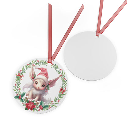 Christmas Unicorn 4 Ornament