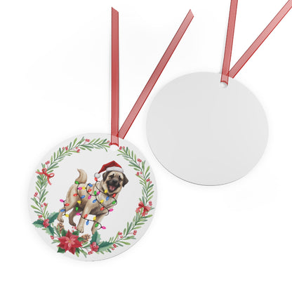 Anatolian Shepherd Dog in Lights Ornament