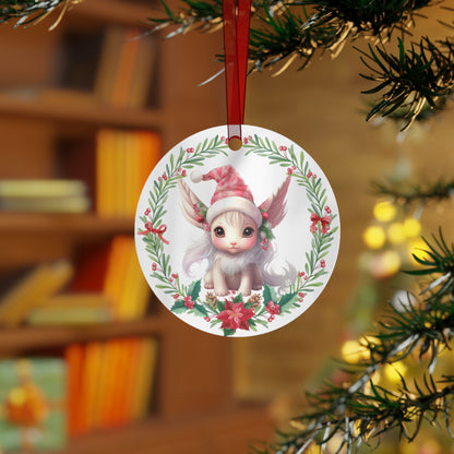 Christmas Unicorn 4 Ornament