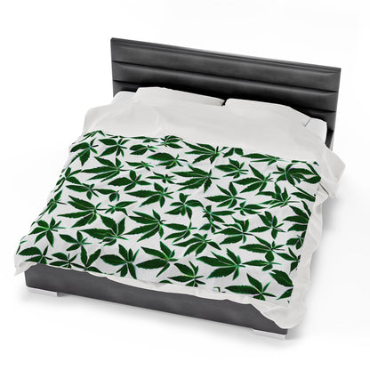 Marijuana Leaf Blanket