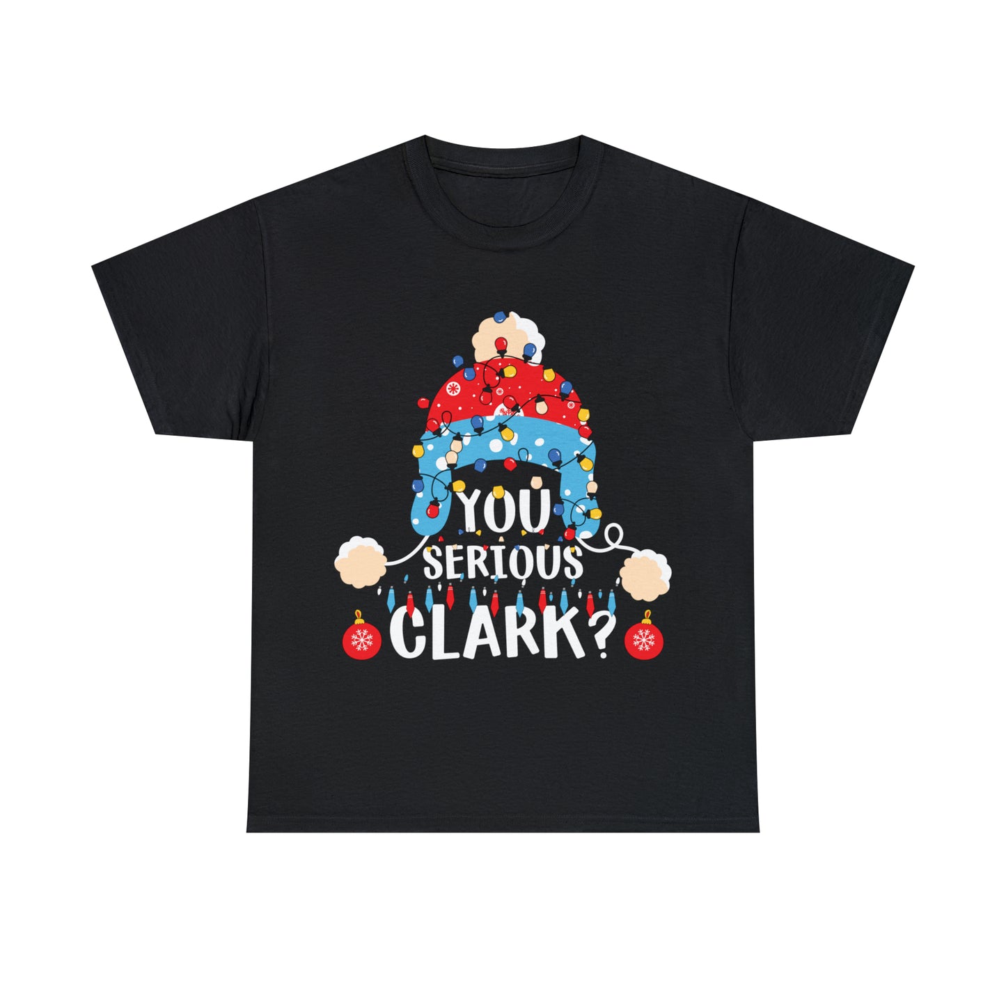 You Serious Clark? with Christmas Lights Short Sleeve Tee