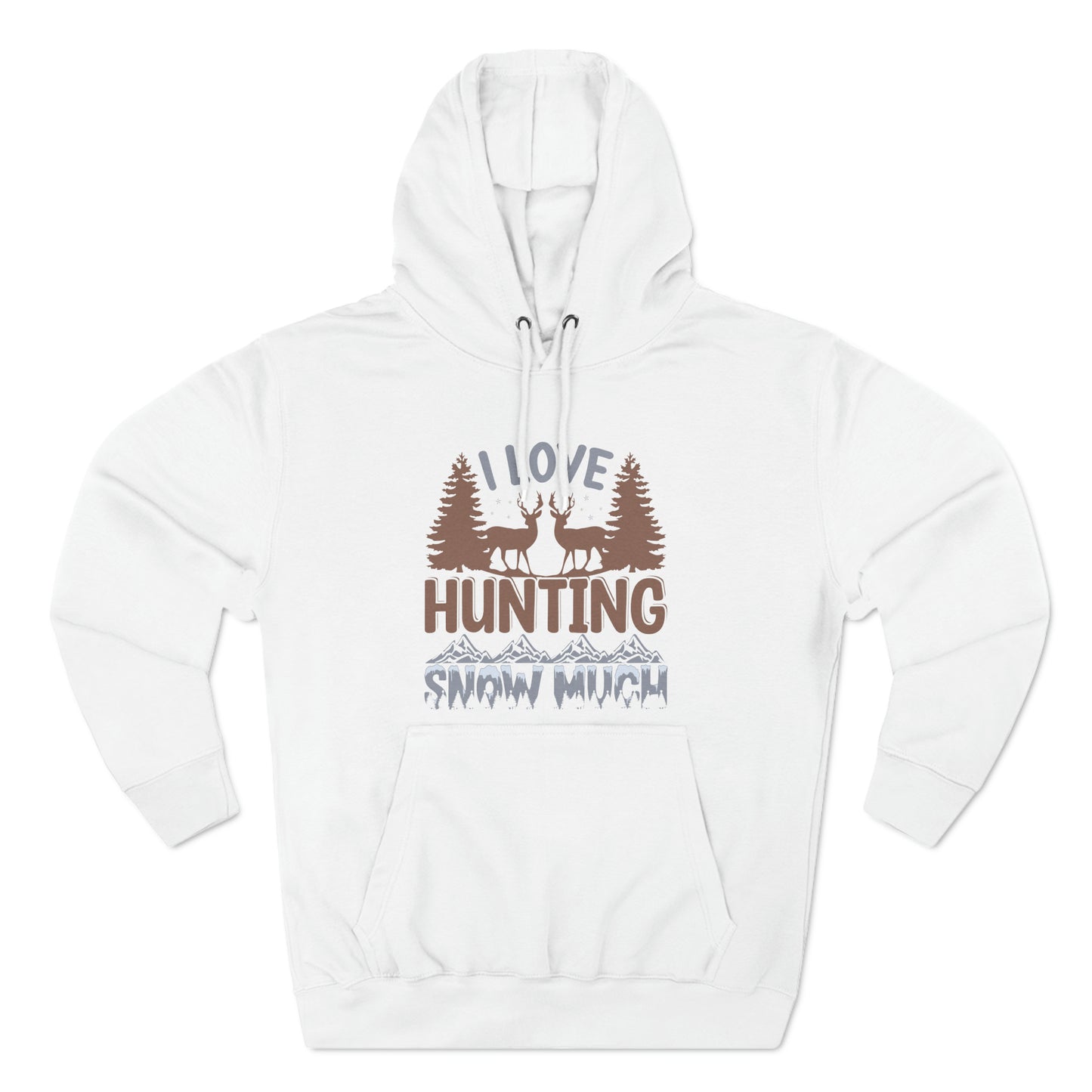 I Love Hunting Snow Much Christmas Ugly Sweater Pullover Hoodie