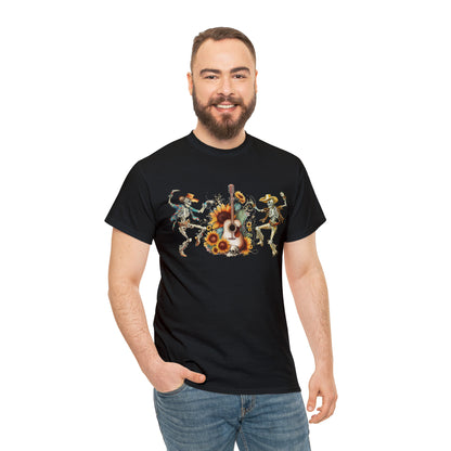 Western Dancing Skeletons Short Sleeve Tee