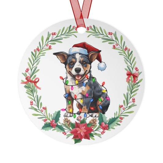Australian Cattle Dog in Lights Ornament