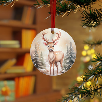 Cute Deer In Woods Ornament