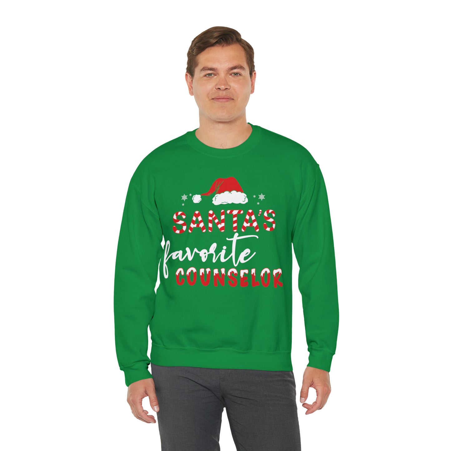 Santa's Favorite Counselor Christmas Sweatshirt