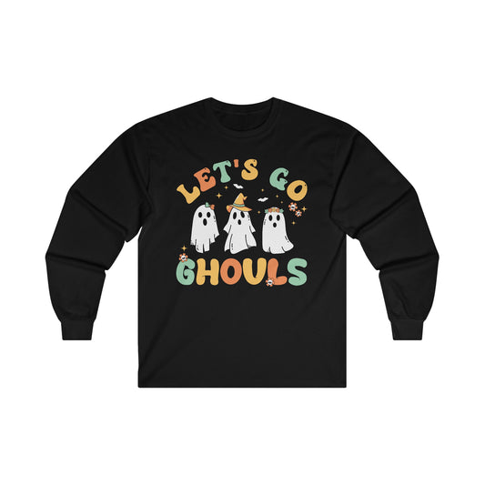 Let's Go Ghouls Halloween Long Sleeve Tee