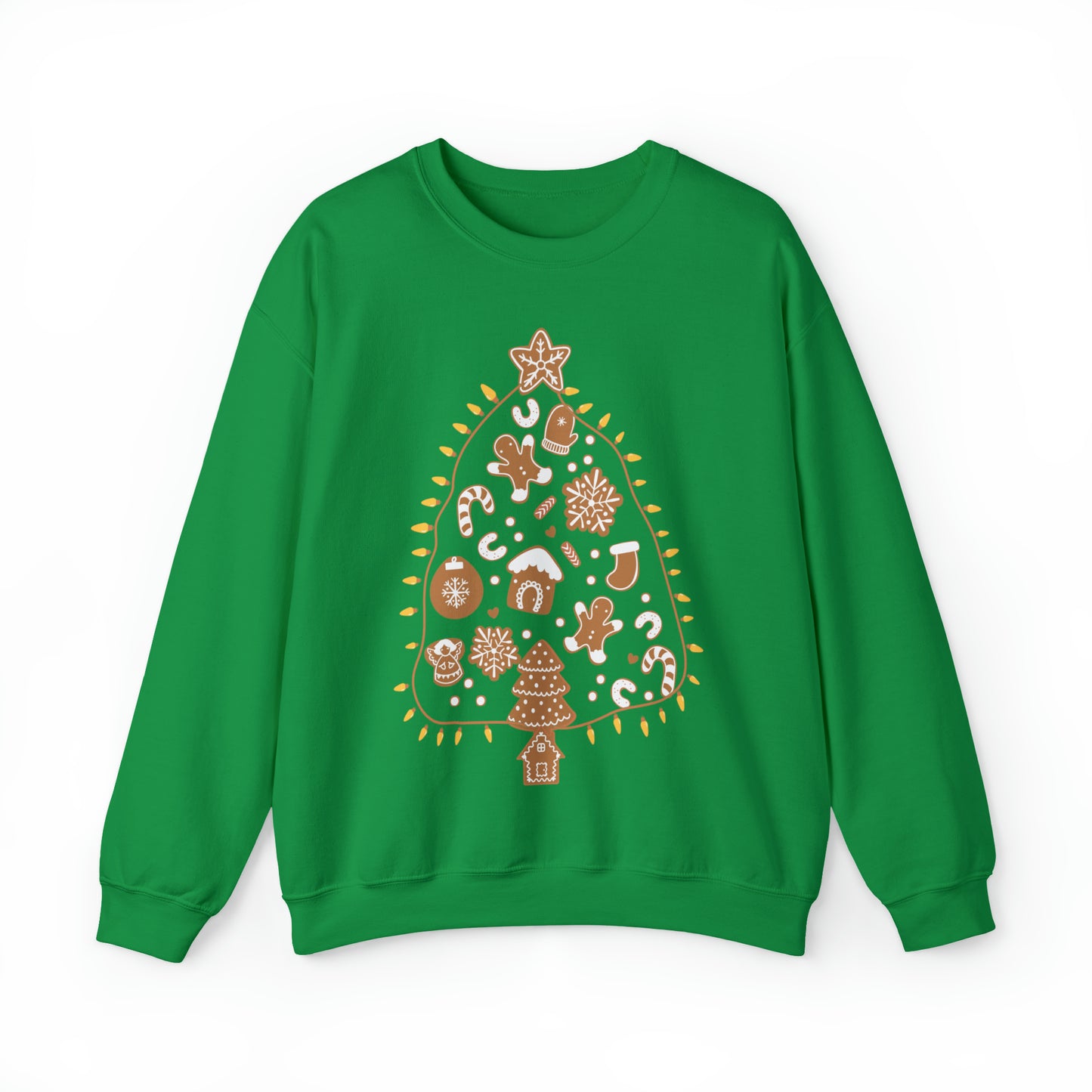 Gingerbread Cookie Christmas Tree Christmas Sweatshirt