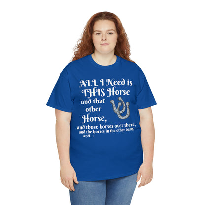 All the horses shirt Unisex Heavy Cotton Tee