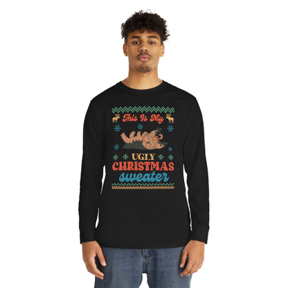 Yorkshire Terrier Yorkie This is My Ugly Christmas Sweater Long Sleeve Tee