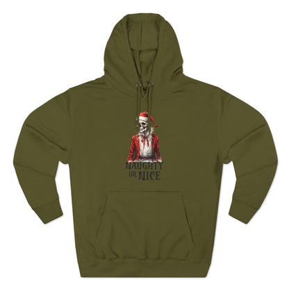 Naughty or Nice Skeleton Pullover Hoodie