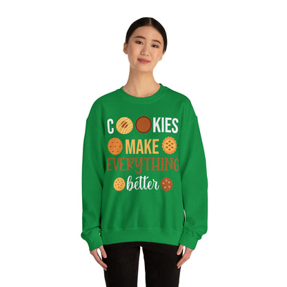 Cookies Make Everything Better Christmas Sweatshirt