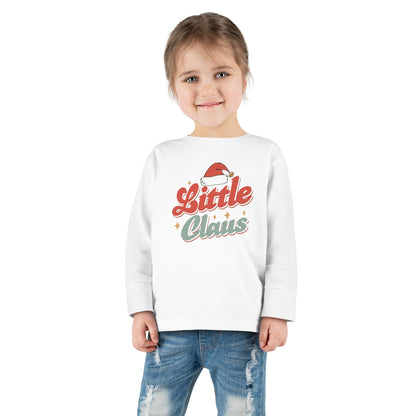 Little Brother/Sister Claus Family Christmas Toddler Long Sleeve Tee