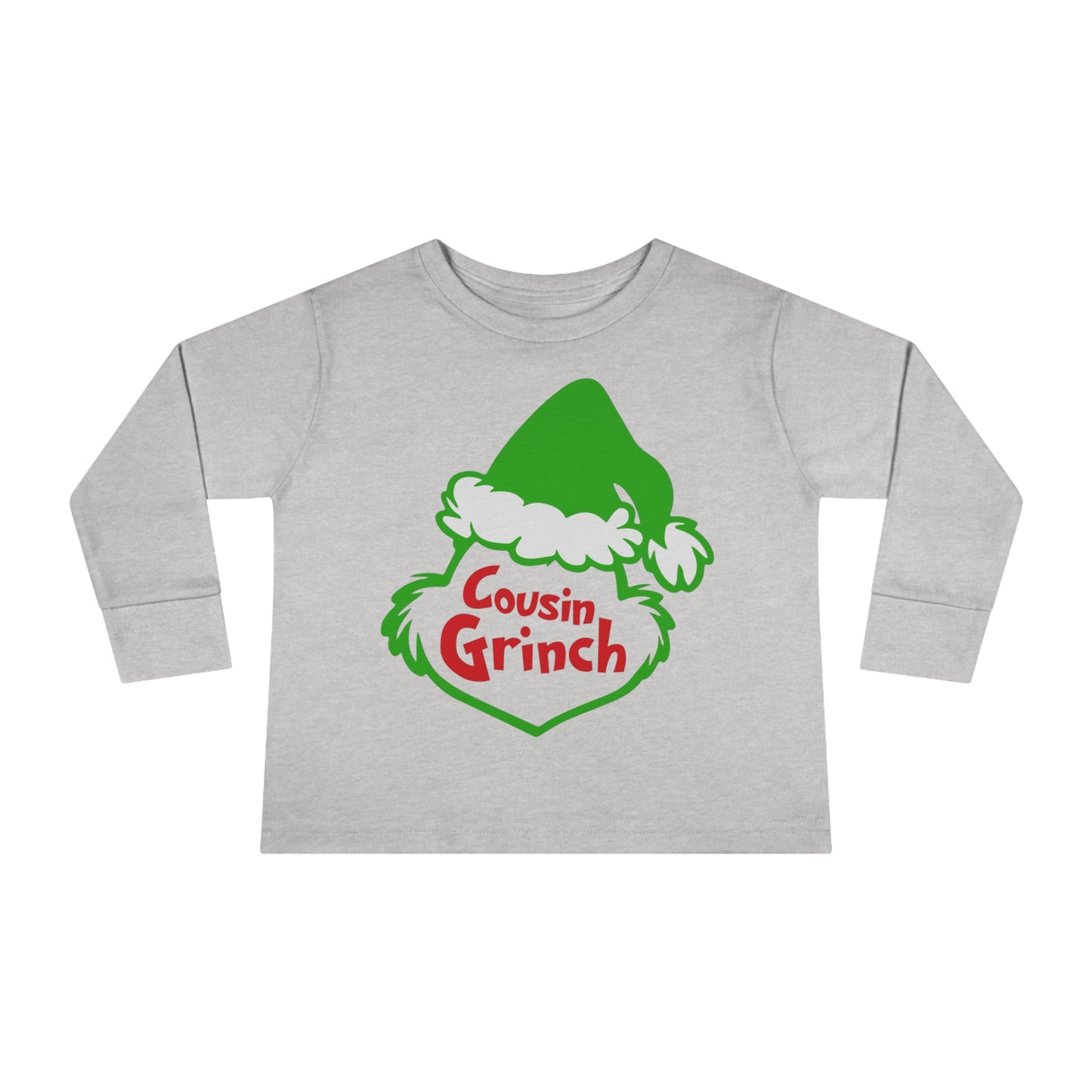 Cousin Grinch Christmas Toddler Long Sleeve Tee