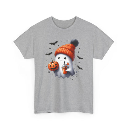 Cute Ghost Halloween Shirt Ghost With Hat Pumpkin Juice T-Shirt