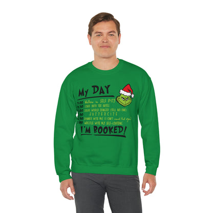 Grinch My Day Christmas Sweatshirt