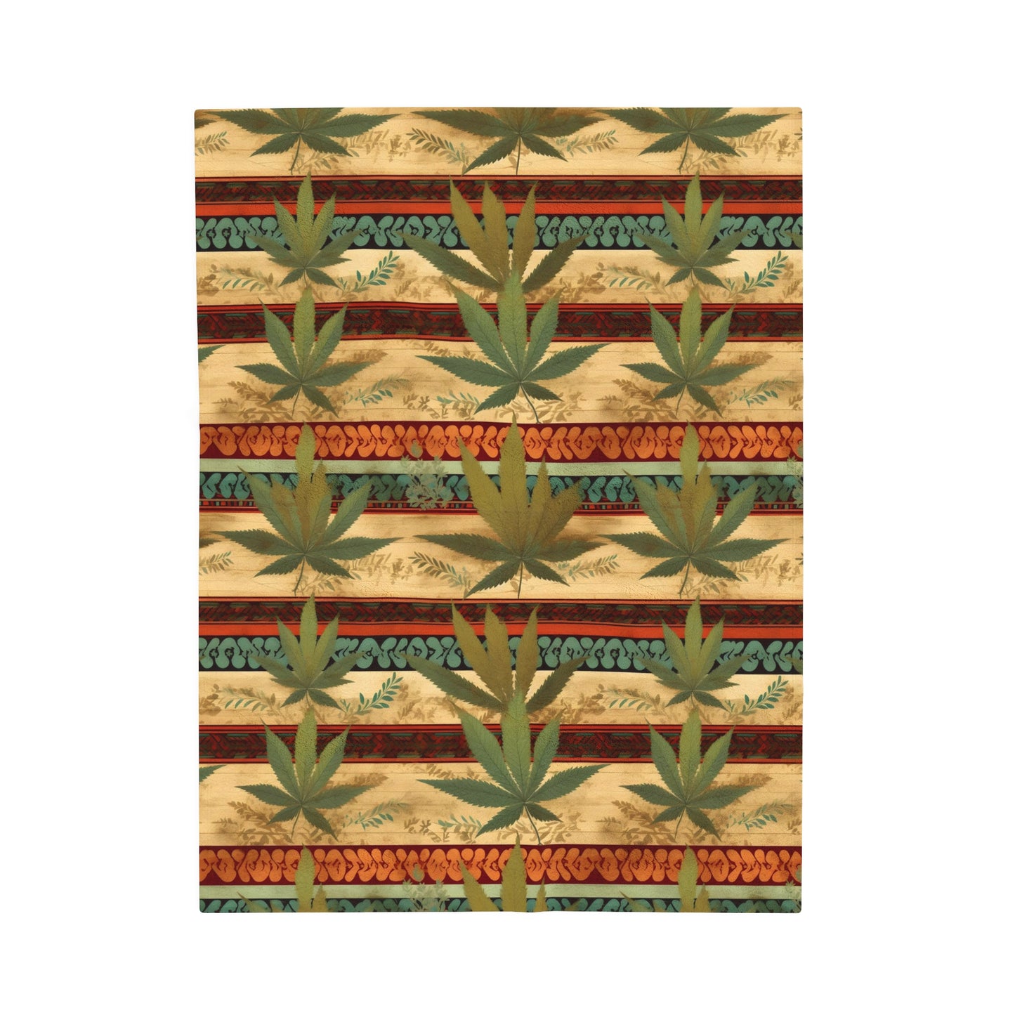 Rustic Marijuana Blanket