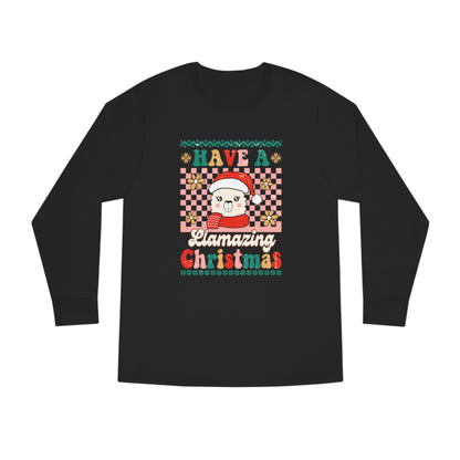 Have a Llamazing Christmas Ugly Sweater Long Sleeve Tee