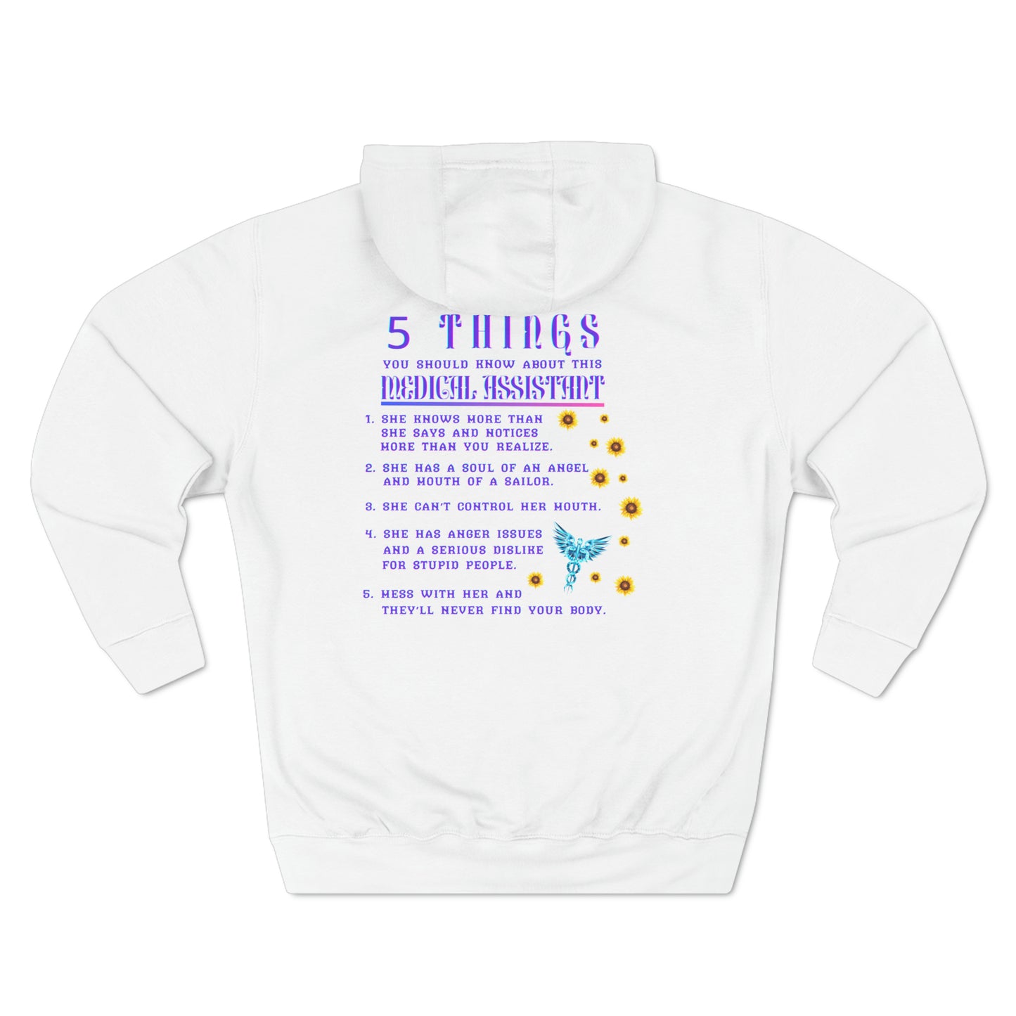 5 Things You Should Know Medical Assistant Design 2 Pullover Hoodie