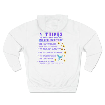 5 Things You Should Know Medical Assistant Design 2 Pullover Hoodie