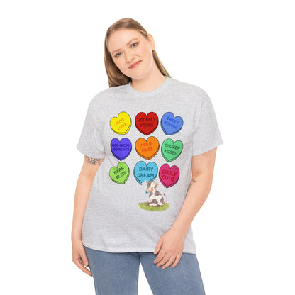 Cow Sweethearts Valentine Short Sleeve Tee