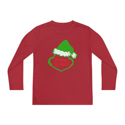 Cousin Grinch Christmas Youth Long Sleeve Tee