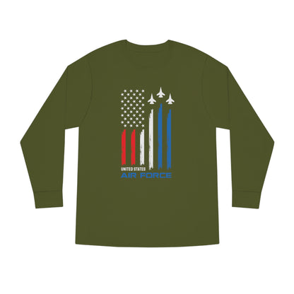 United States Air Force Flag Long Sleeve Tee