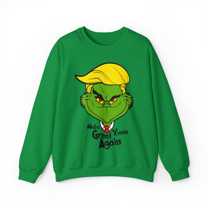 Make Xmas Great Again Grinch Christmas Sweatshirt