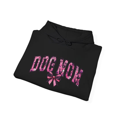 Halloween Pink Dog Mom Pullover Hoodie