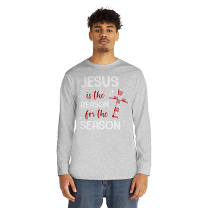 Jesus is the Reason for the Season Christmas Long Sleeve Tee